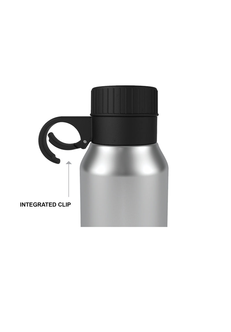 Clip-2-Go 26oz Aluminum Water Bottle With Carabiner
