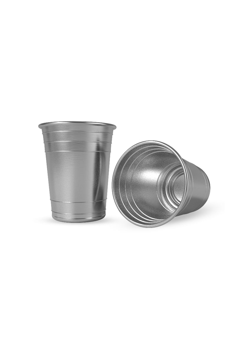 Party Cups 16Oz Single Wall Steel Cups