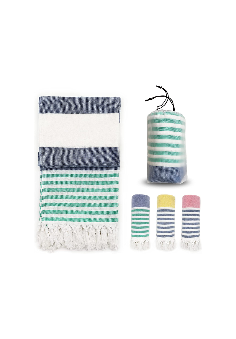 Striped Beach Towel (Made in India)