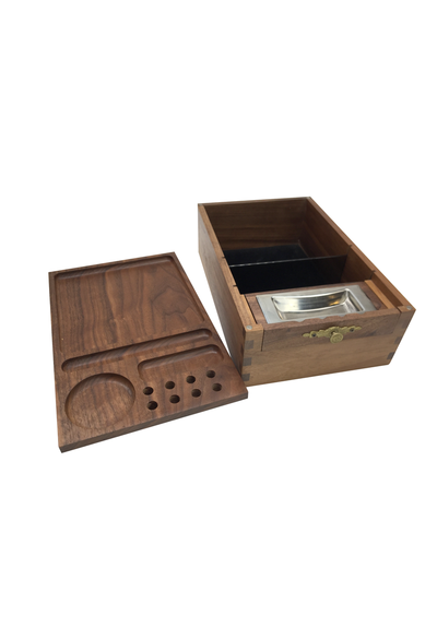Black Walnut Wood Storage Box