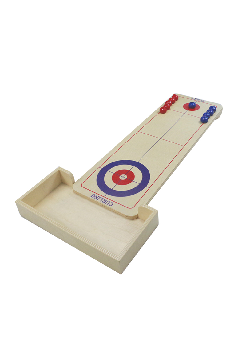 Indoor Table Curling Game With Curling Balls