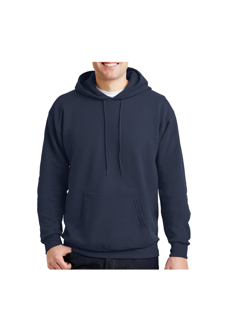 50/50 cotton/polyester fleece hoodie
